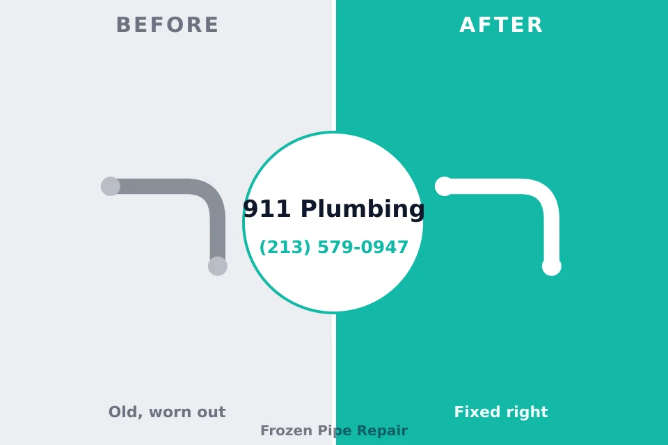 Before and after: plumbing repair Pahoa, HI